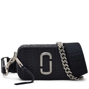 NWOT Marc Jacobs Black Monogram Snapshot